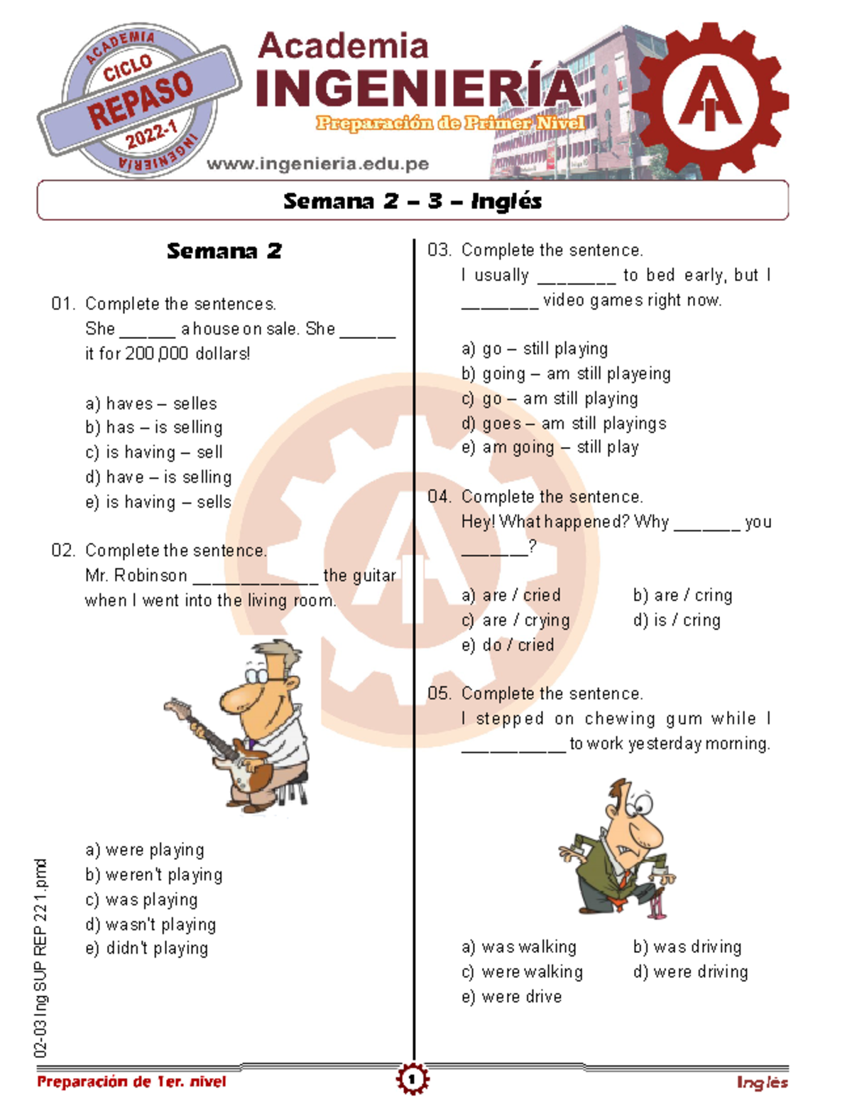 Ingles Ciclo Repaso Semana 02 03 1 0203 Ing SUP REP 22 1 Semana 2
