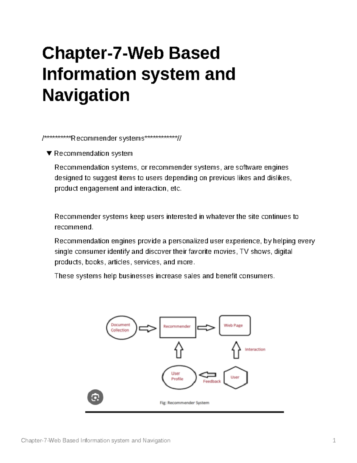 Chapter-7-Web Based Information system and Navigatation - Chapter-7-Web ...