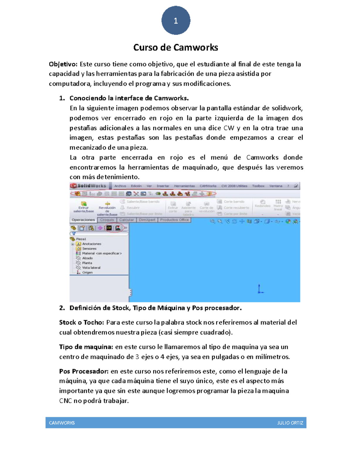 Curso-de-camworks compress - Curso de Camworks Objetivo: Este curso ...