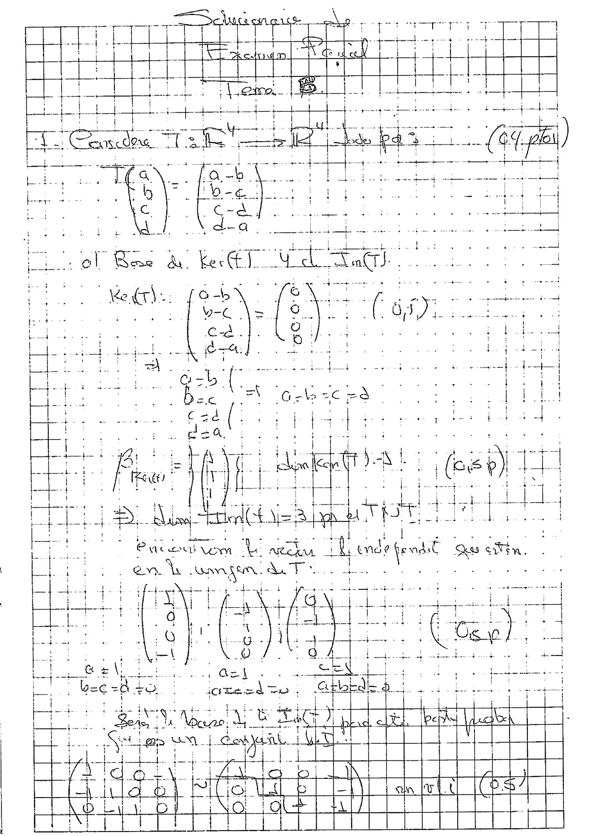 Solucionario Examen Parcial -B - Matematica III - Studocu