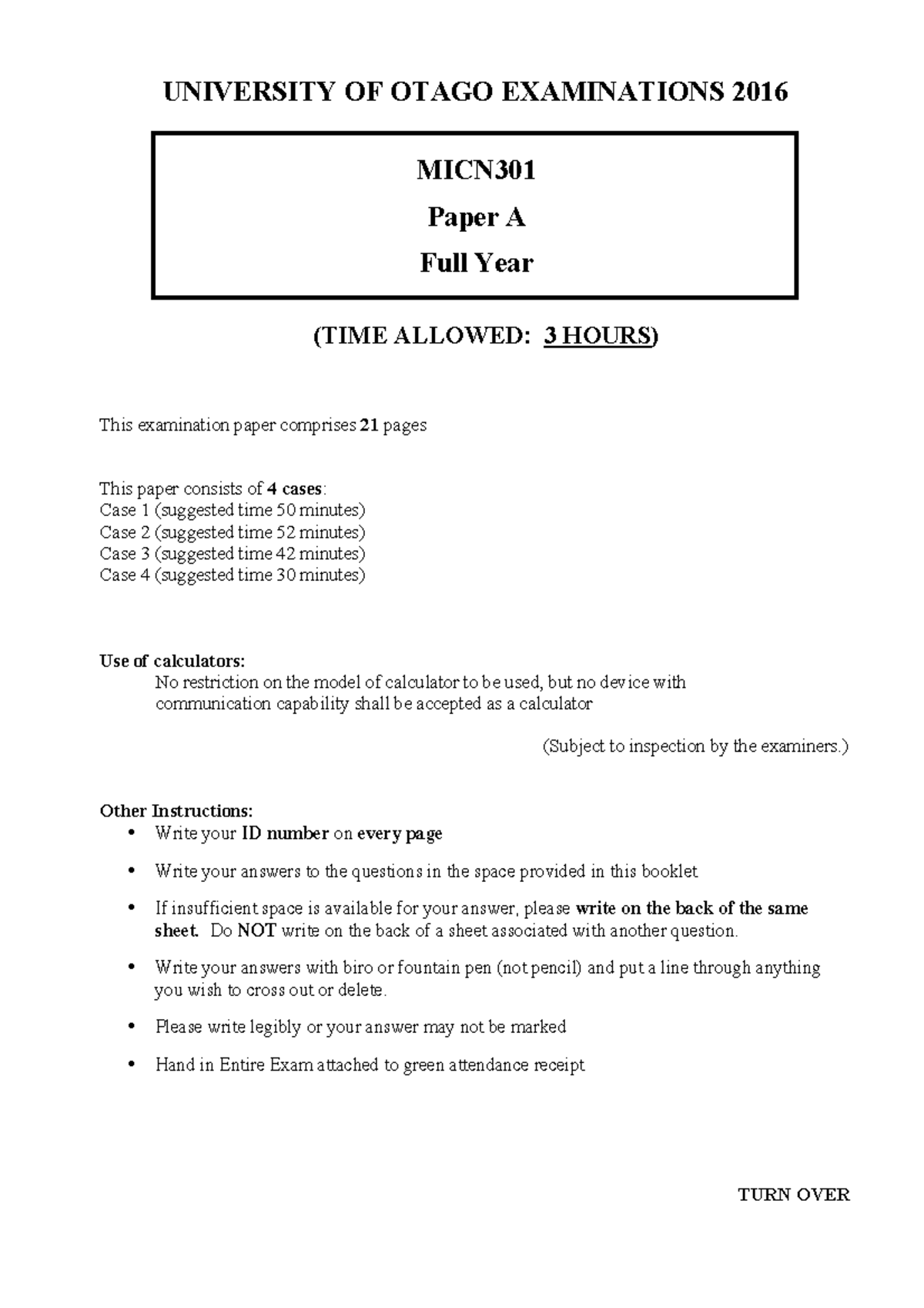 Tutorial 5 - 2016 Paper A case 3 2018 Paper B case 2 2016 Paper C case ...