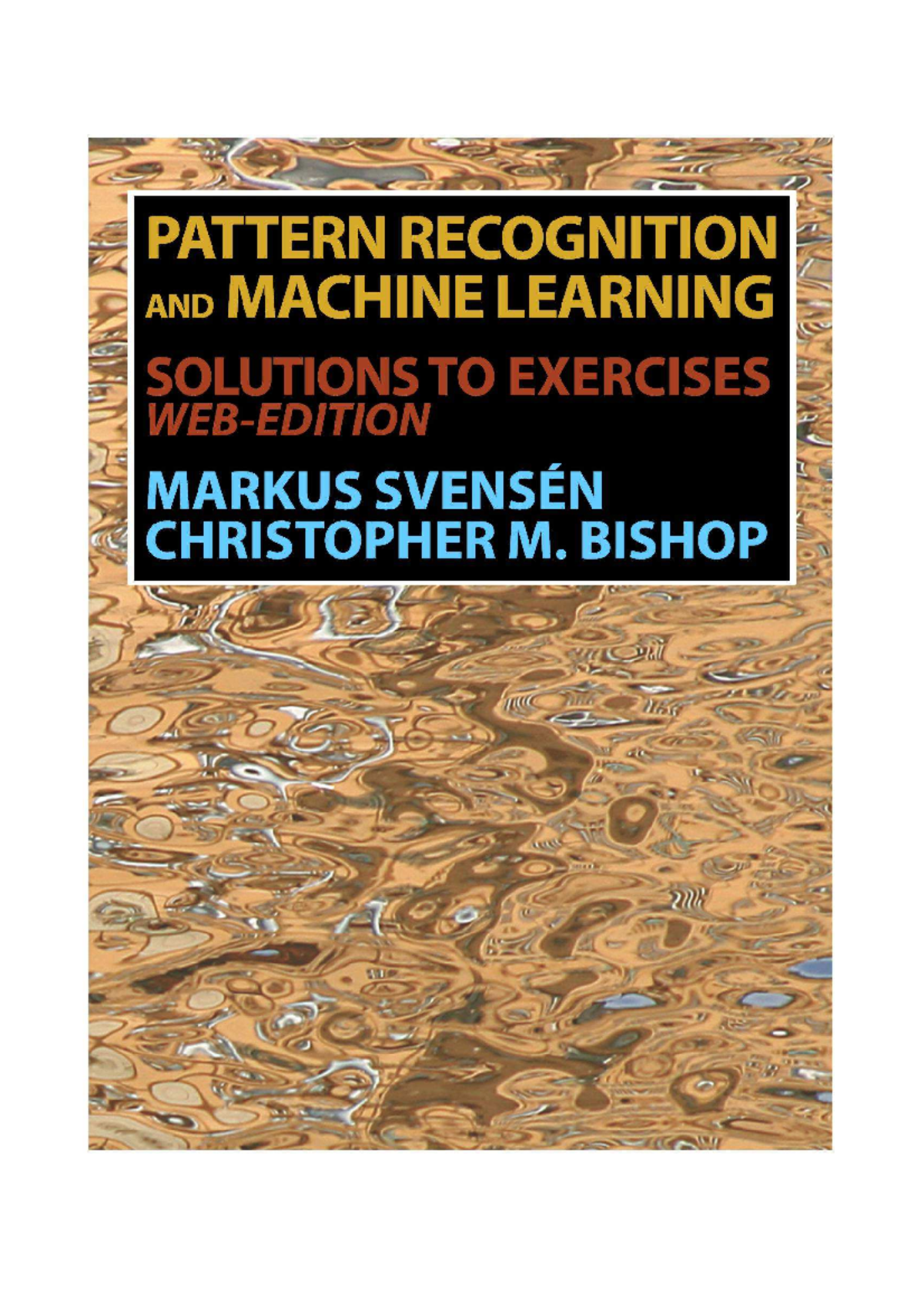 Pattern recognition and machine learning (Offical Solution) - Contents ...