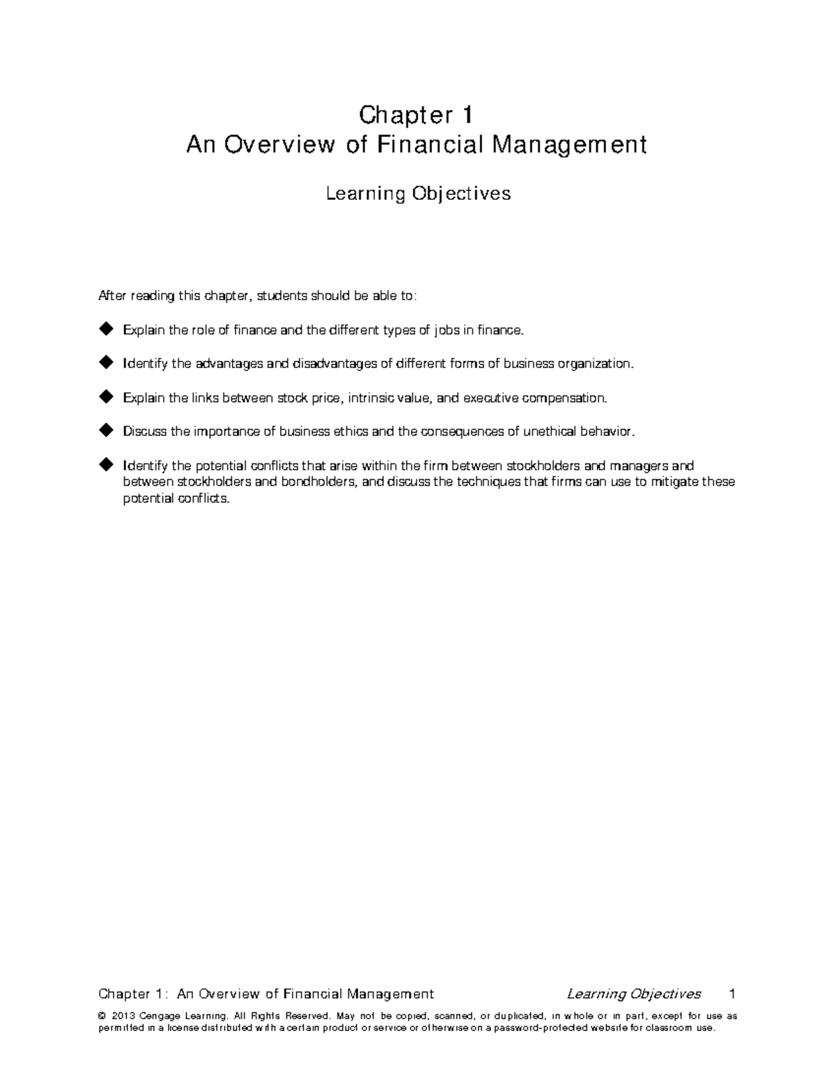 BH E FM3 IM Ch01 - It Is For Essentials Of Financial Management ...