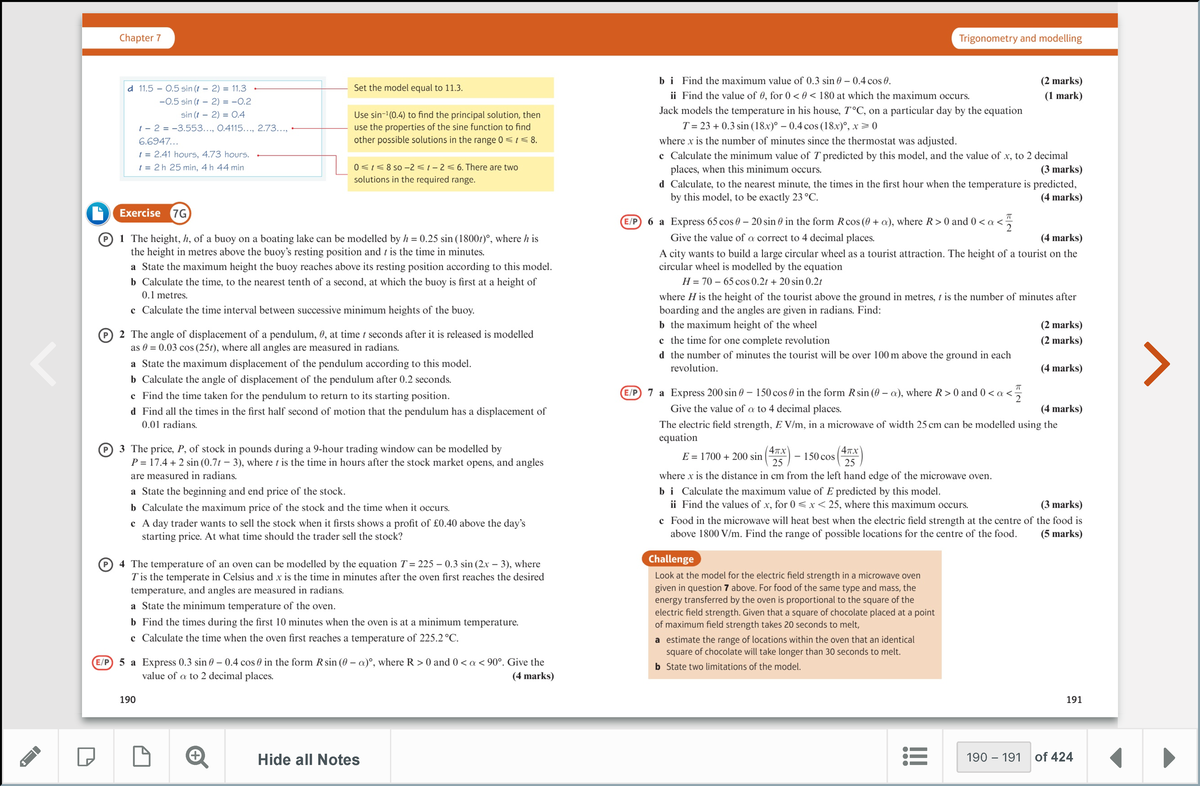 Ebook Active Learn - Hide all Notes 190 – 191 of 424 - Studocu