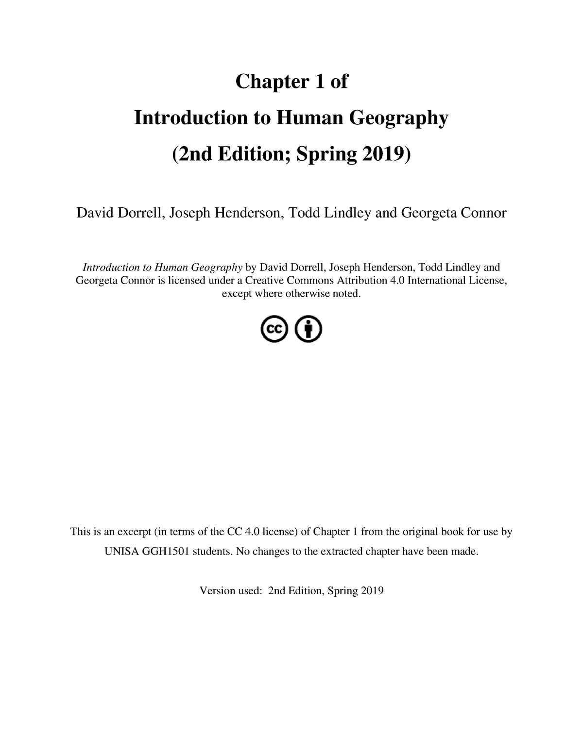 Introduction To Human Geography Ch 1 Final - Chapter 1 Of Introduction ...