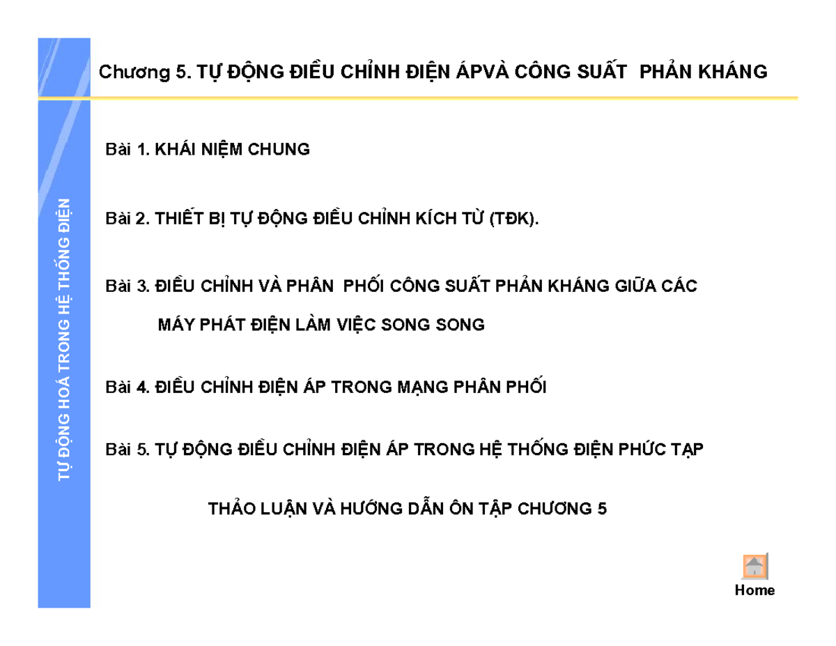 Chuong 5 Tu Dong Dieu Chinh Dien Ap Va Cong Suat Phan Khang 27 Ch − ¬ng 5 Tù ®éng ®iÒu 5310