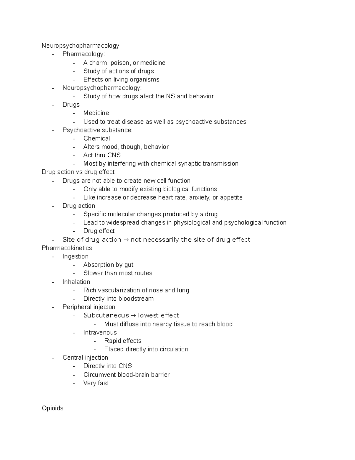 Neurobiology of drug abuse - Neuropsychopharmacology - Pharmacology ...