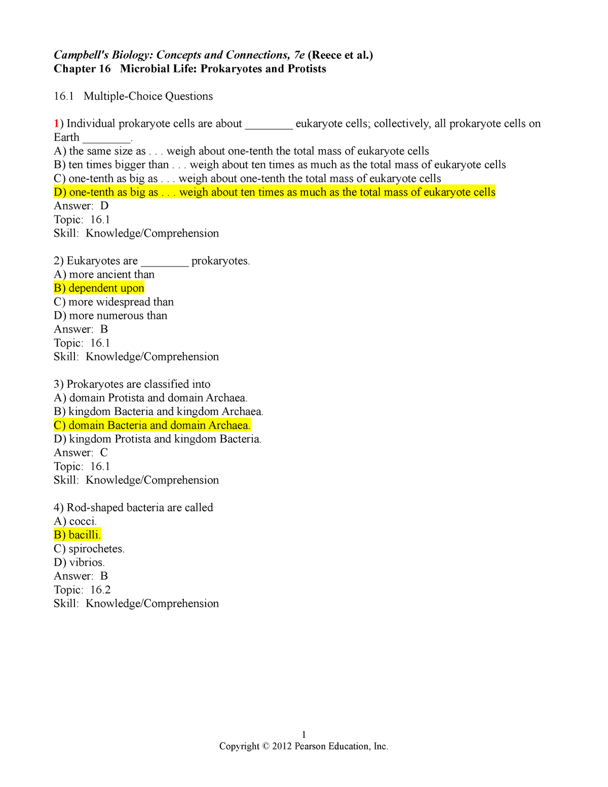 Chapter-16 - Biology Tb - Campbell's Biology: Concepts And Connections ...