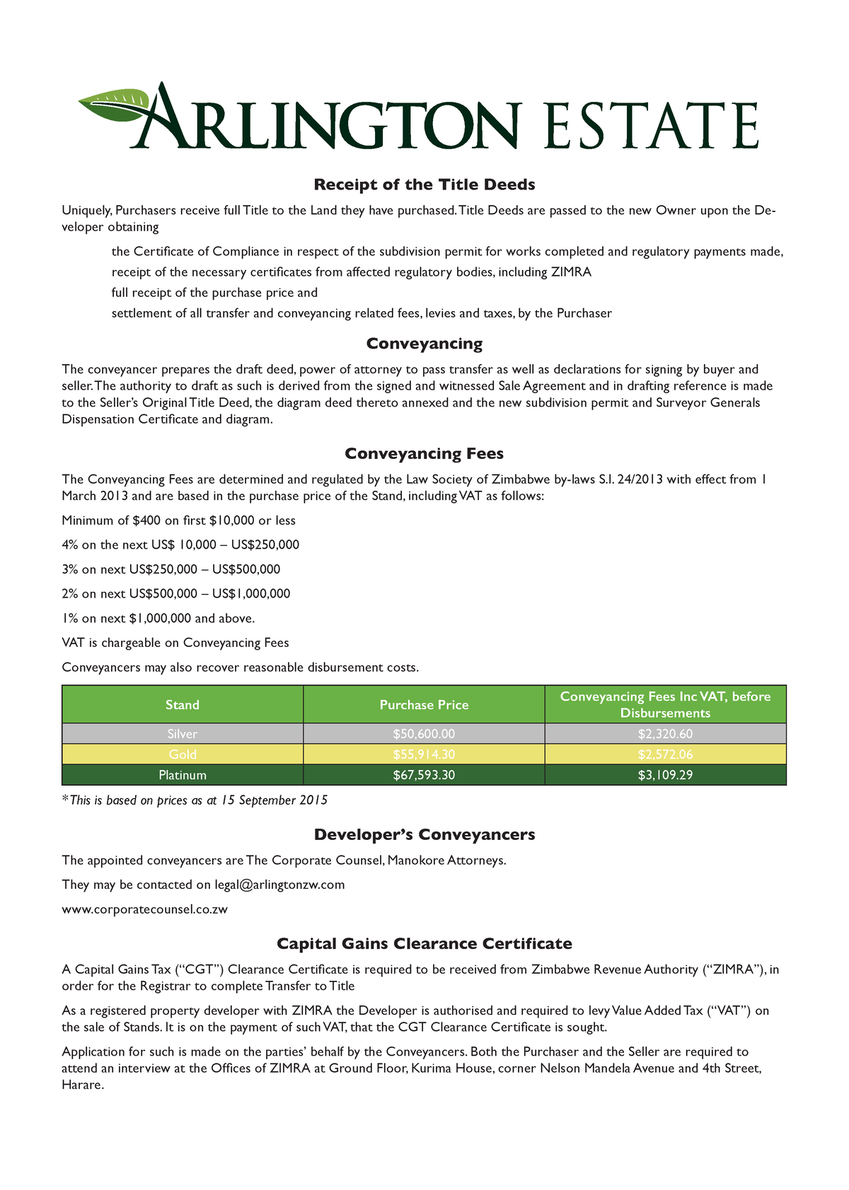 Transfer-to-title - Sample transfer of title - Receipt of the Title ...