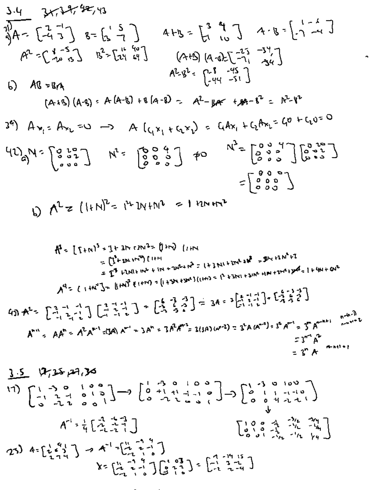 HW5 1 - Homework answers - 31 H 43 JA FI's B G at's E I A B fi AtB CA ...