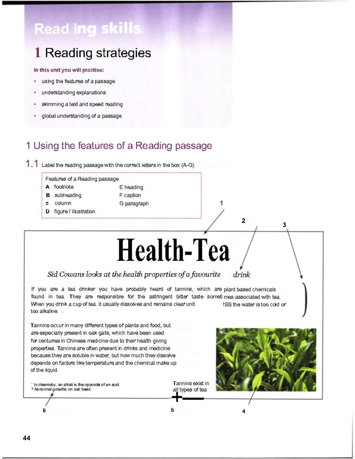 The Official Cam to Ielts p.44 to 90 Read Read ì 1 Reading strategies