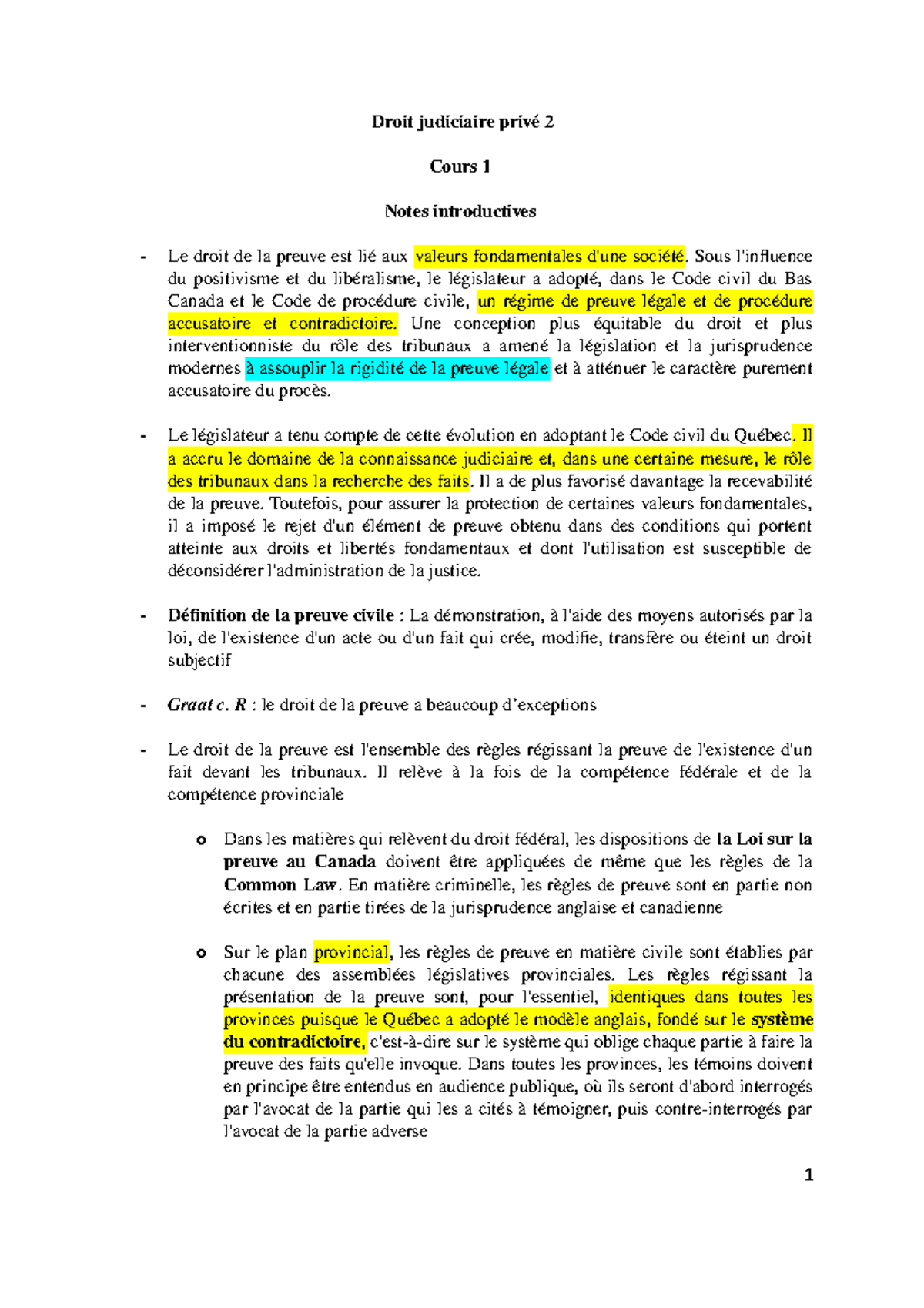 Droit-judiciaire-privé-2-notes intra-short version - Droit judiciaire ...