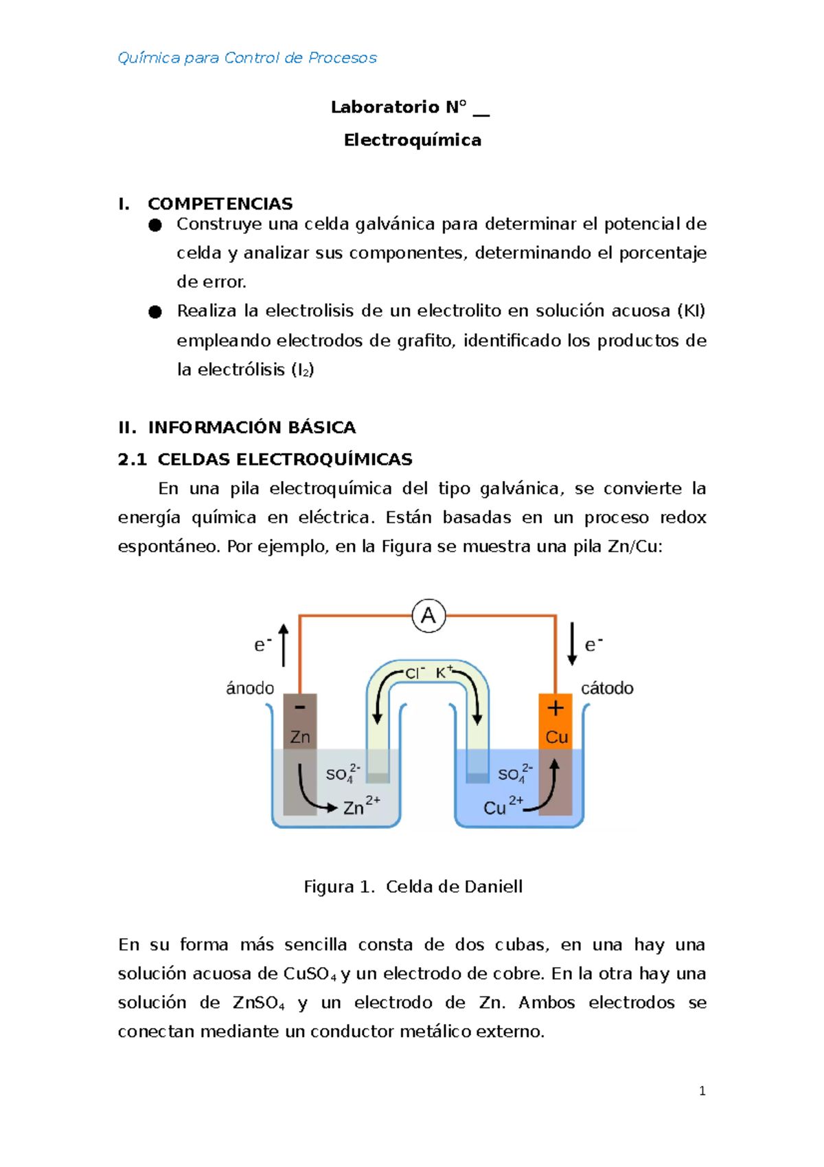 08-22A LAB Redox - recee - Laboratorio N° __ Electroquímica I ...