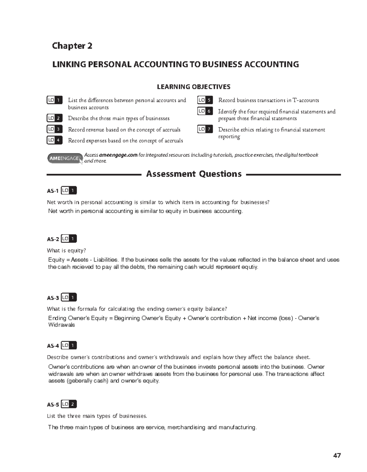 Accounting Class Workbook Chapter 2 - Chapter 2 ####### Linking ...