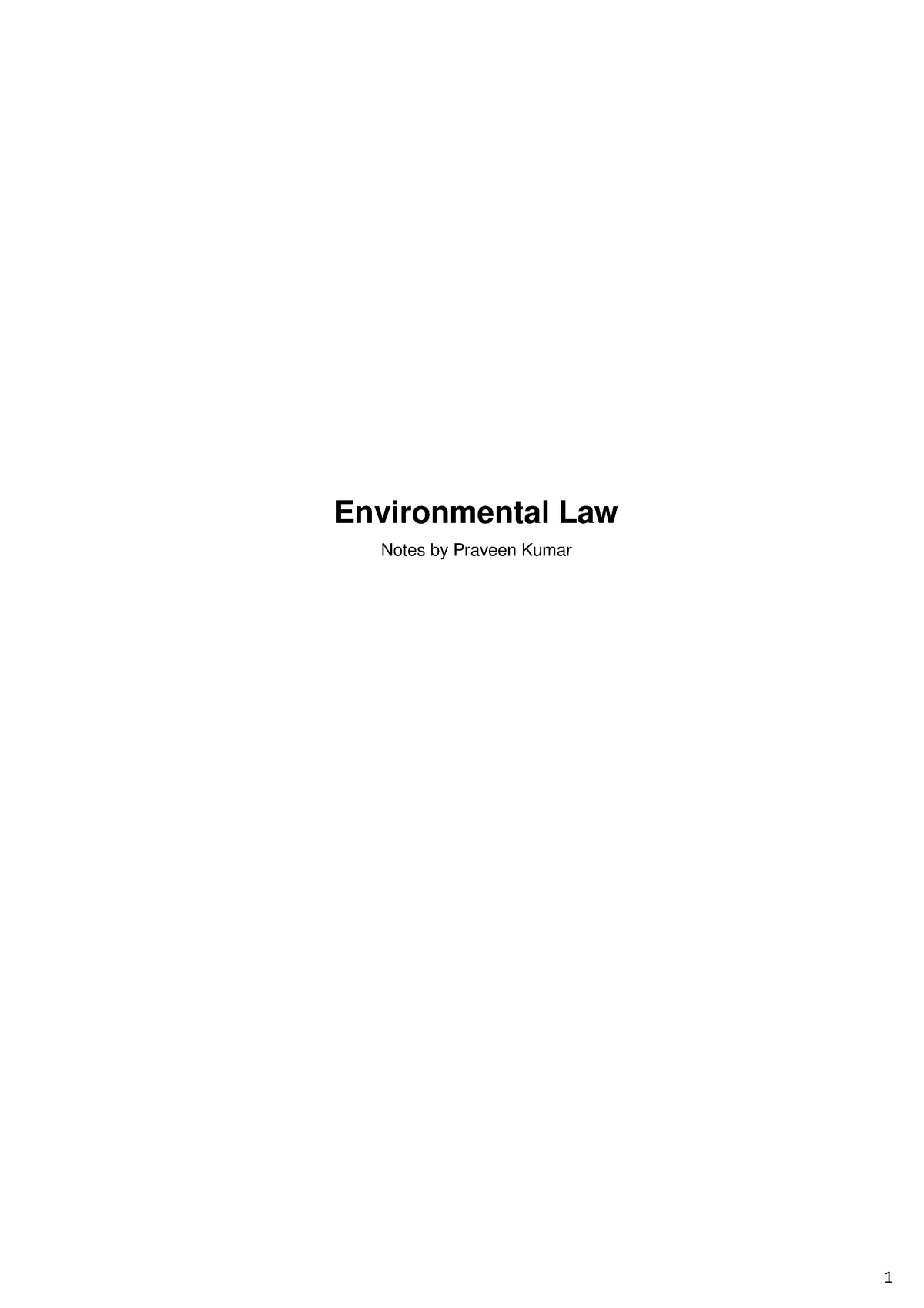 environmental law essays