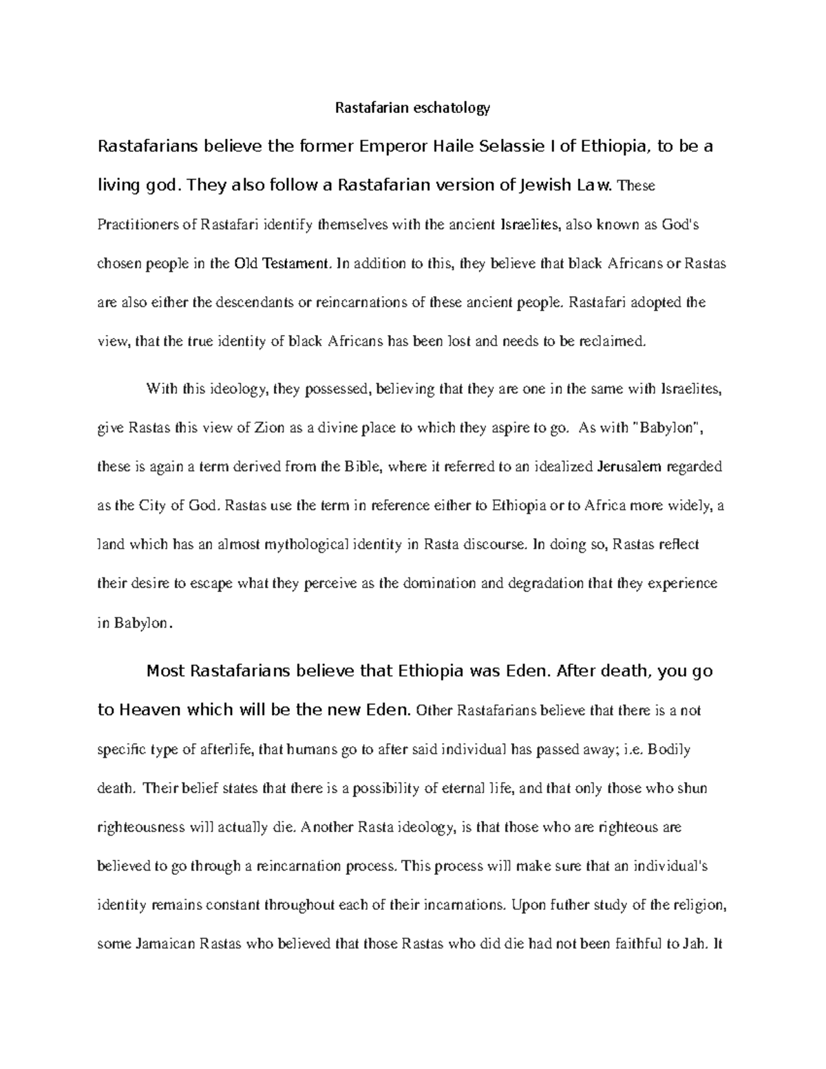 rastafari essay rastafarian rules laws