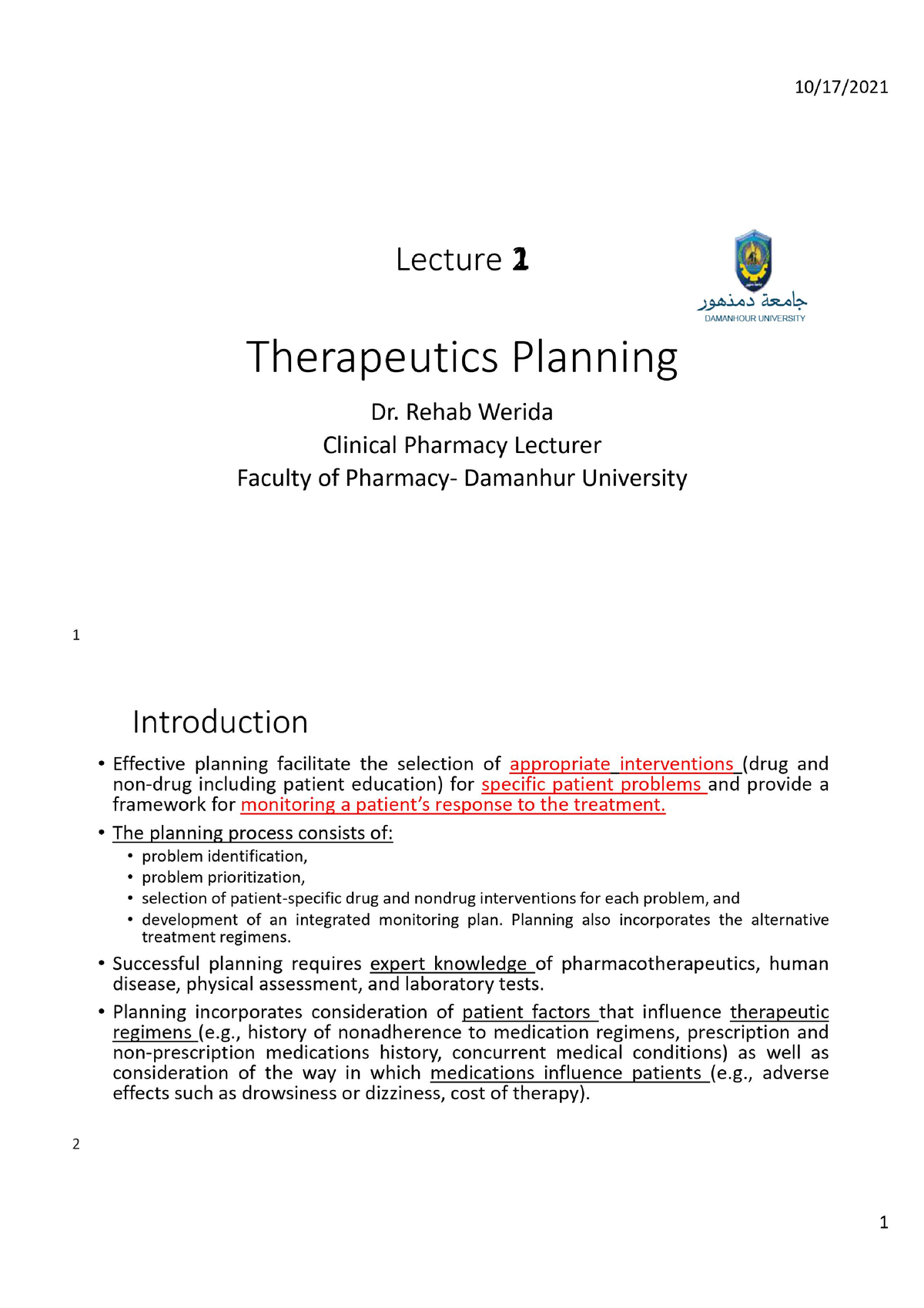 pharmacy practice thesis topics