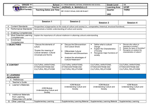 G7 Lesson PLAN Intonation - Lesson Plan English 7 Teacher: Grade 7 ...