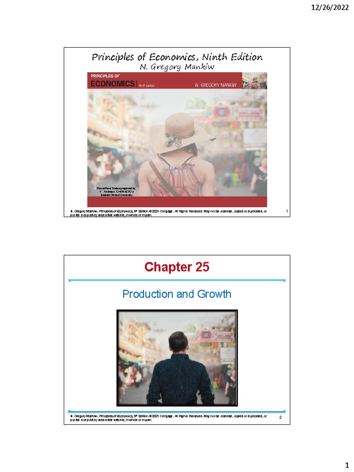 Chapter 25 Production and Growth - N. Gregory Mankiw, Principles of ...