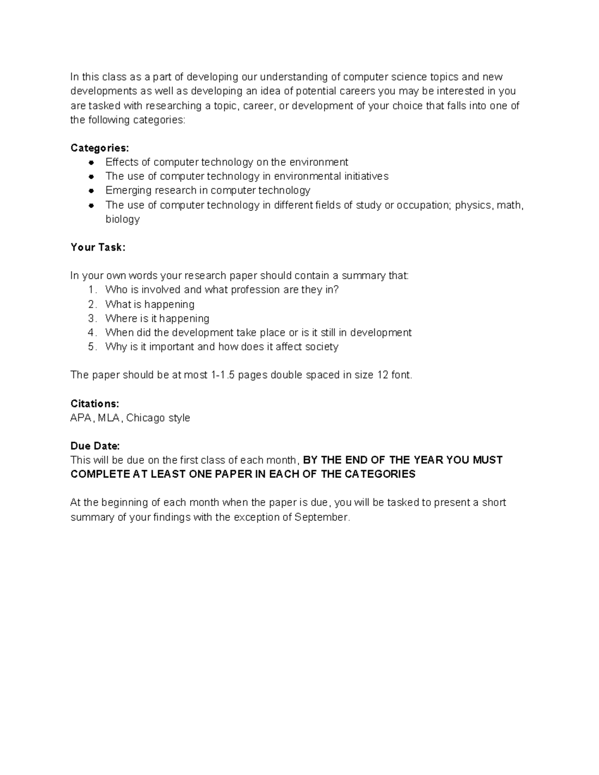 Emerging Computer Science Research Development Assignment - In this ...