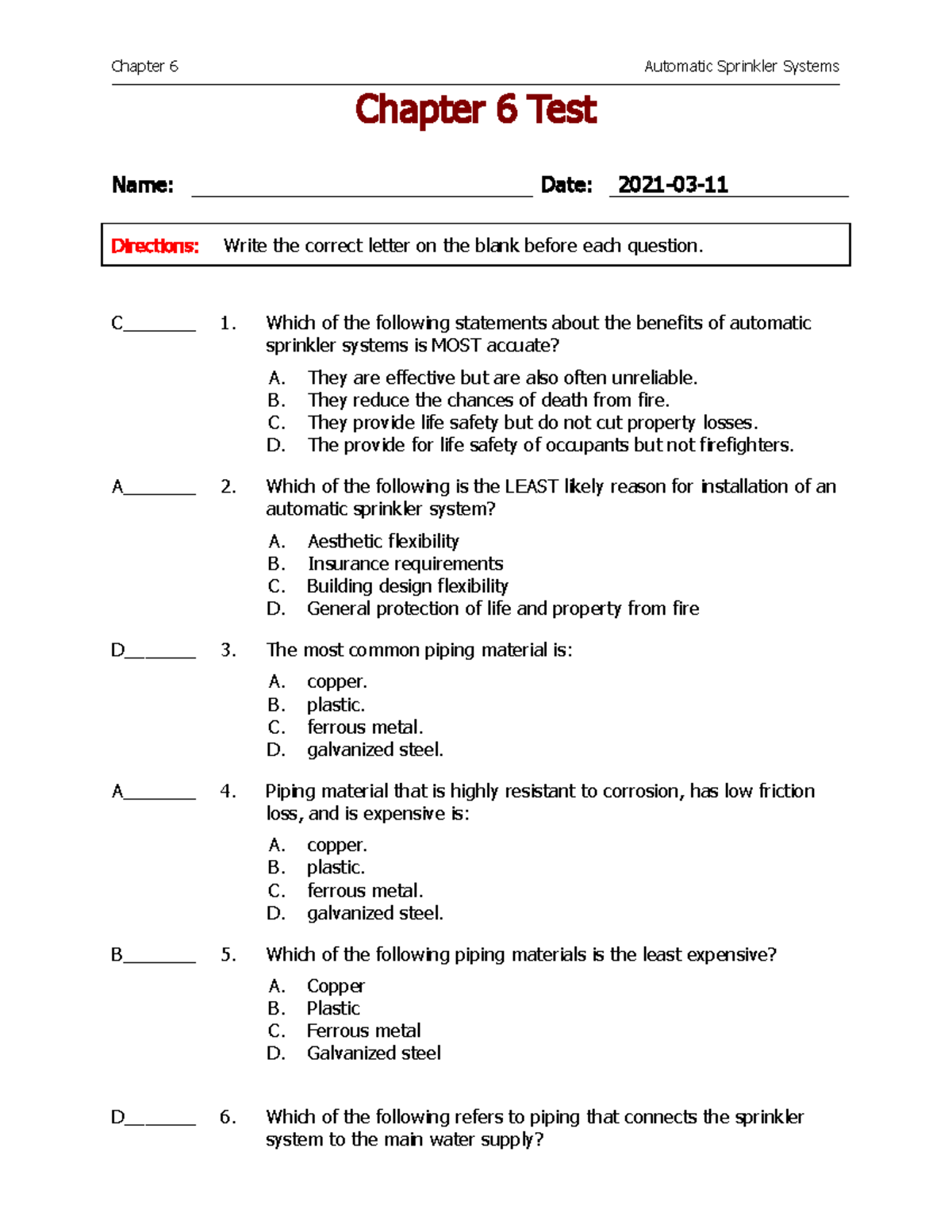 assignment chapter 11 test