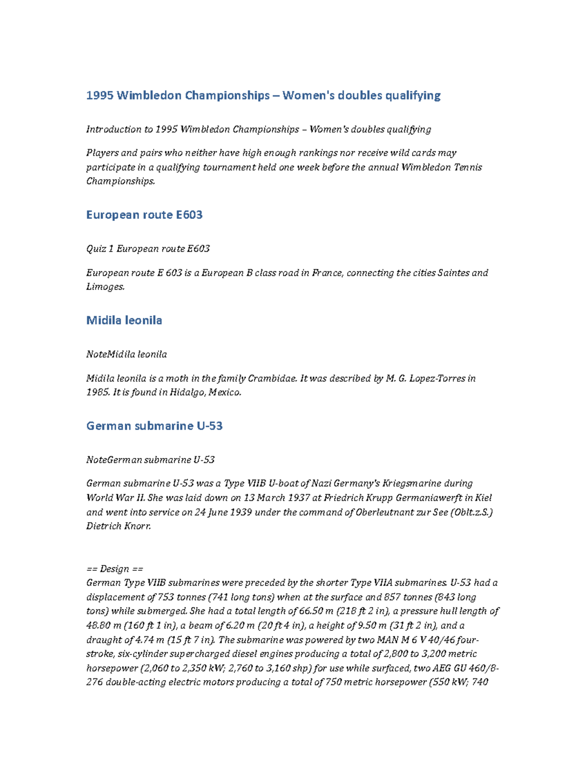 PSY167Assignment 1995 Wimbledon Championships Women's doubles