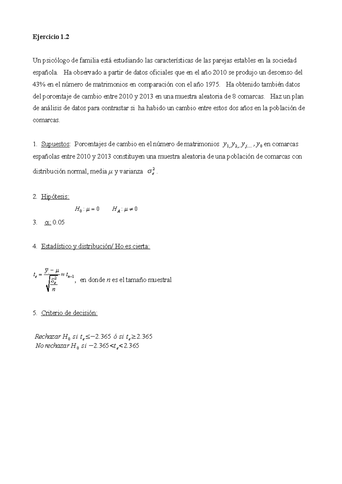 Exercise 1.2 - Ejercicios De Práctica Para El Examen Con Soluciones ...