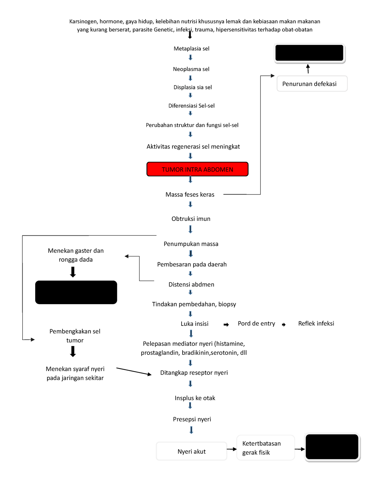 Pathway tumor intra abdomen jpg - Konstipasi Karsinogen, hormone, gaya ...