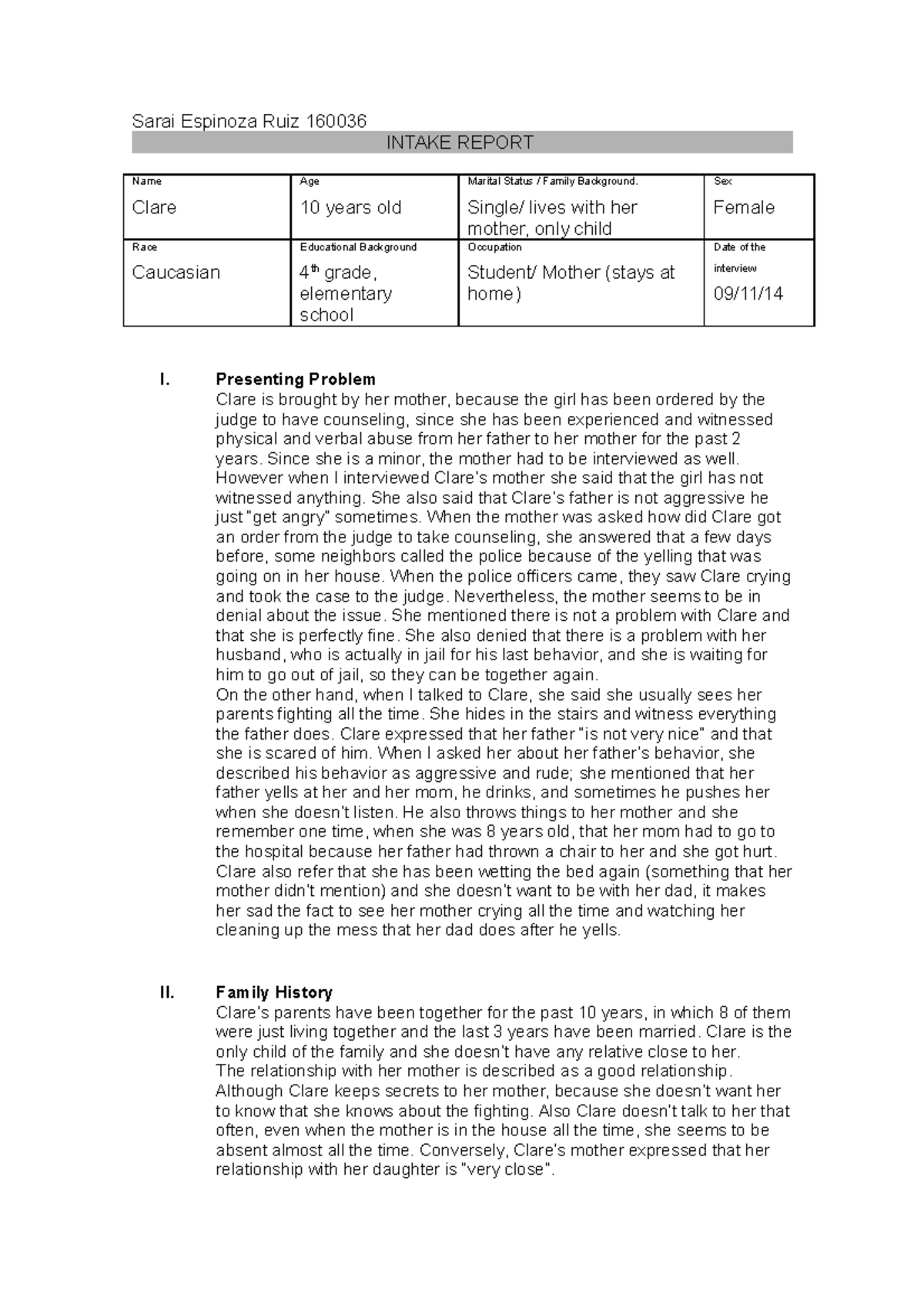 324013423-intake-report-sarai-espinoza-ruiz-160036-intake-report-name