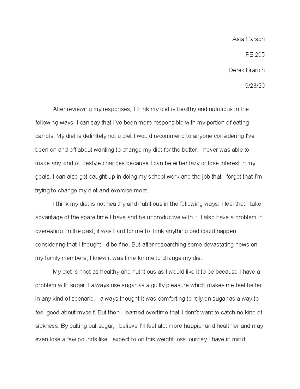 food-log-essay-asia-carson-pe-205-derek-branch-9-23-after-reviewing