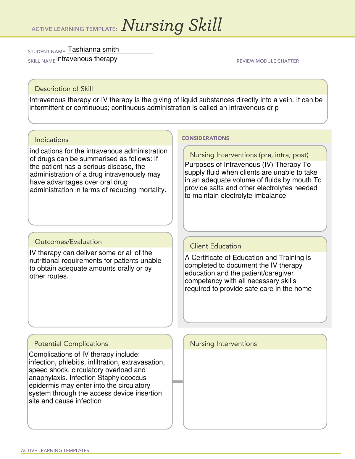 nursing-skill-template-5-active-learning-templates-nursing-skill-student-name-studocu