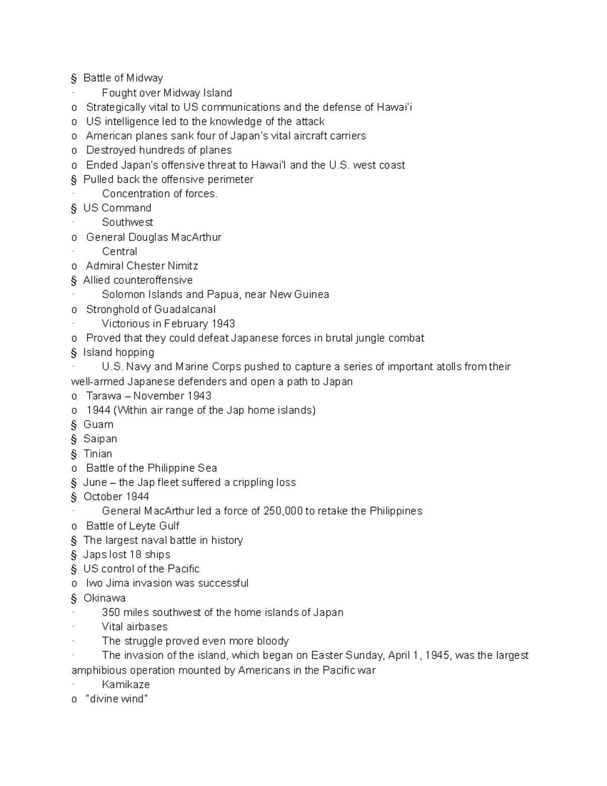 History note 119* These are my details notes for this class