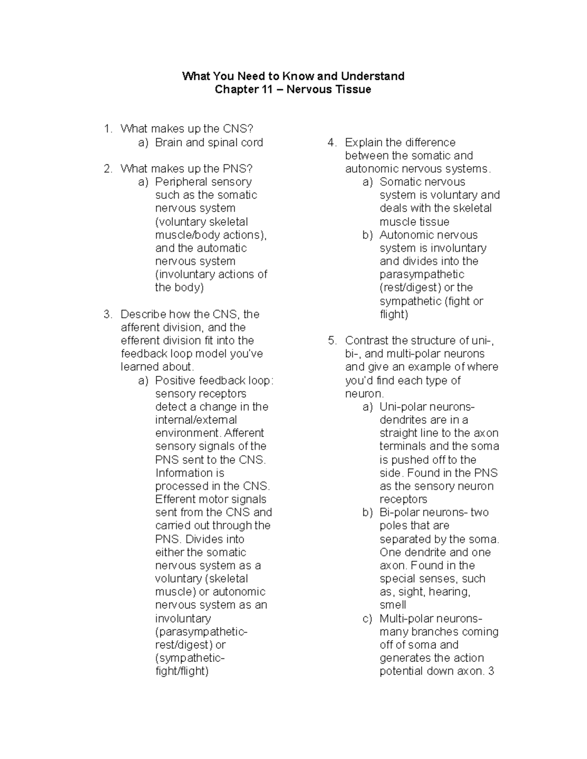 Wyntku Ch 11 - notes - What You Need to Know and Understand Chapter 11 ...