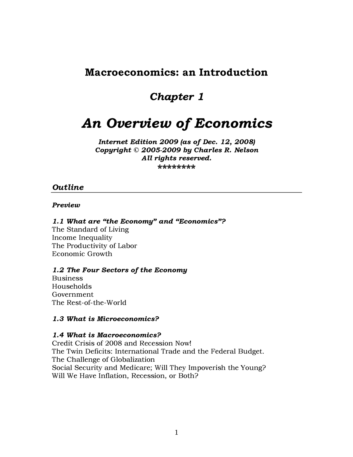 why study macroeconomics essay