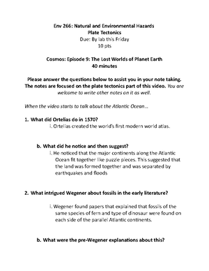 Final Exam Notes Natural Disasters Fall 2022 Part I Practical