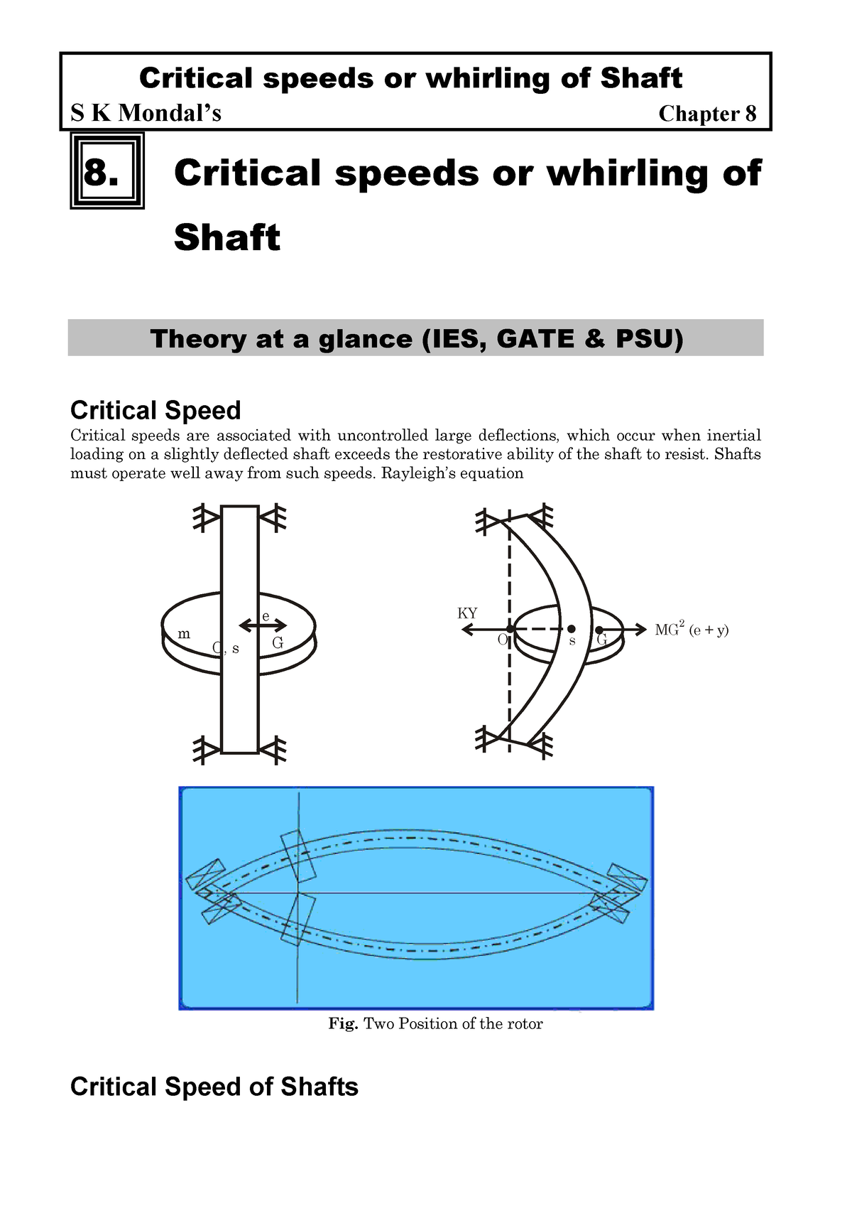 whirling of shaft experiment viva questions
