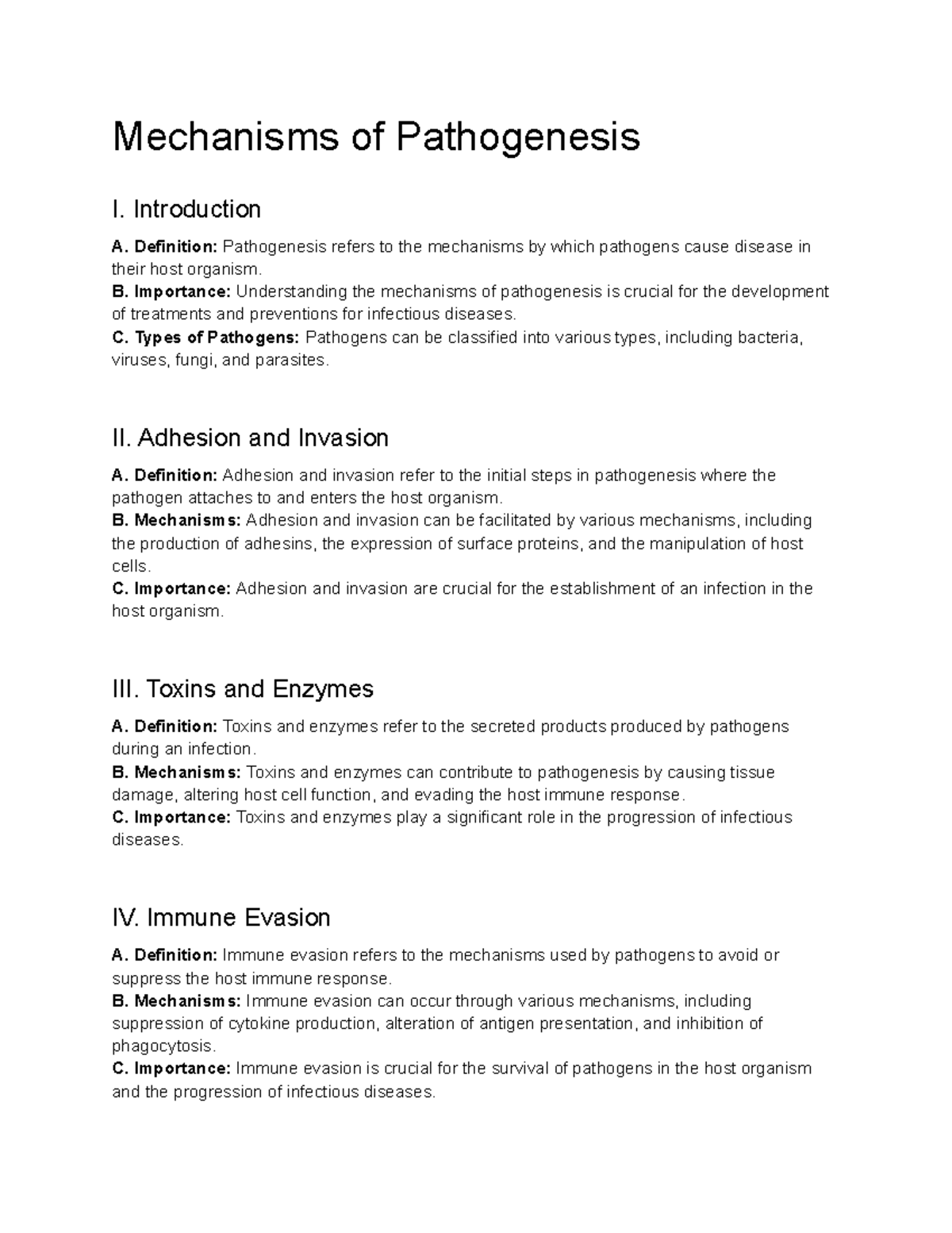Microbiology (BIO-2010 ) Lecture 33 - Mechanisms of Pathogenesis ...