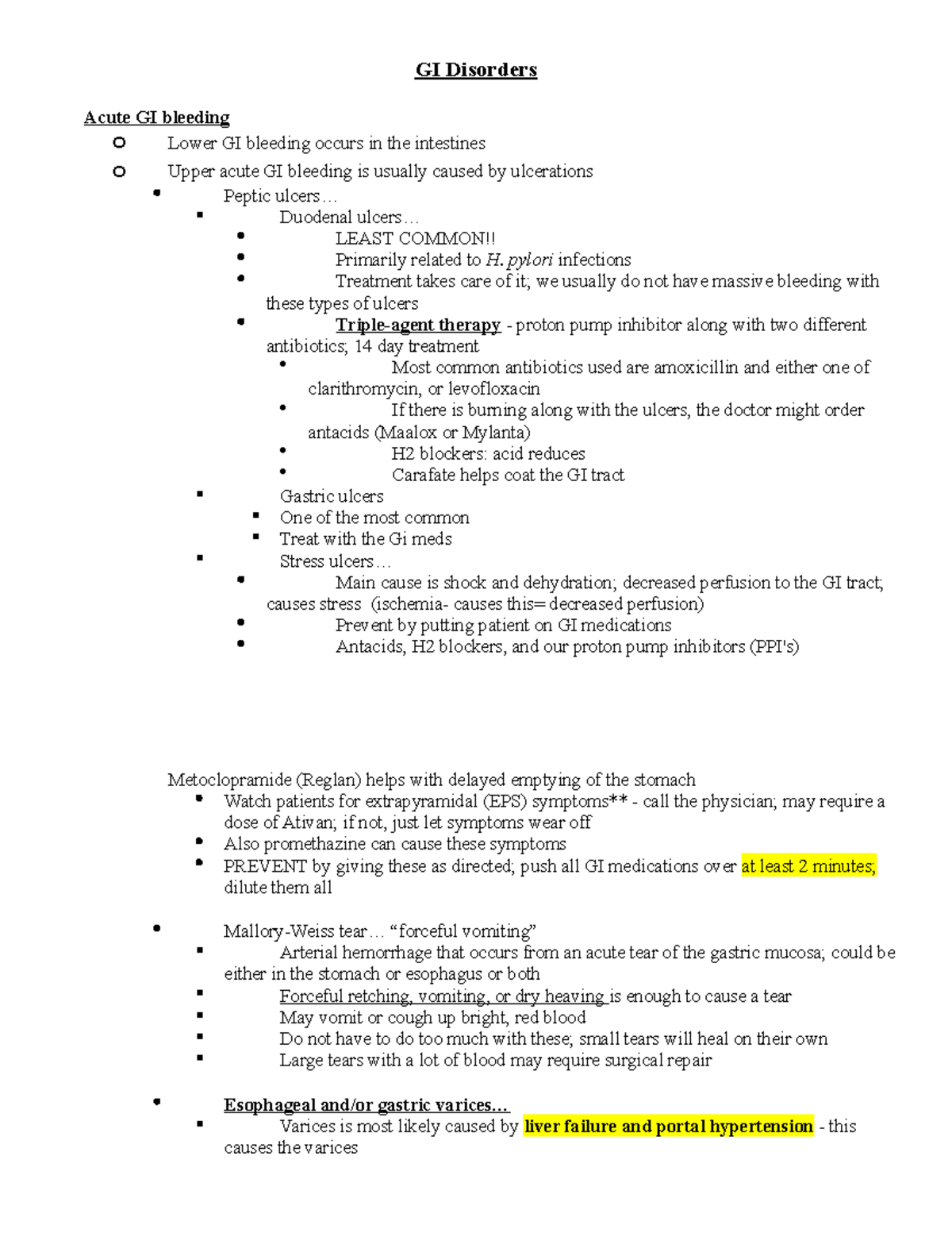 nsg-472-gi-disorders-final-gi-disorders-acute-gi-bleeding-o-lower