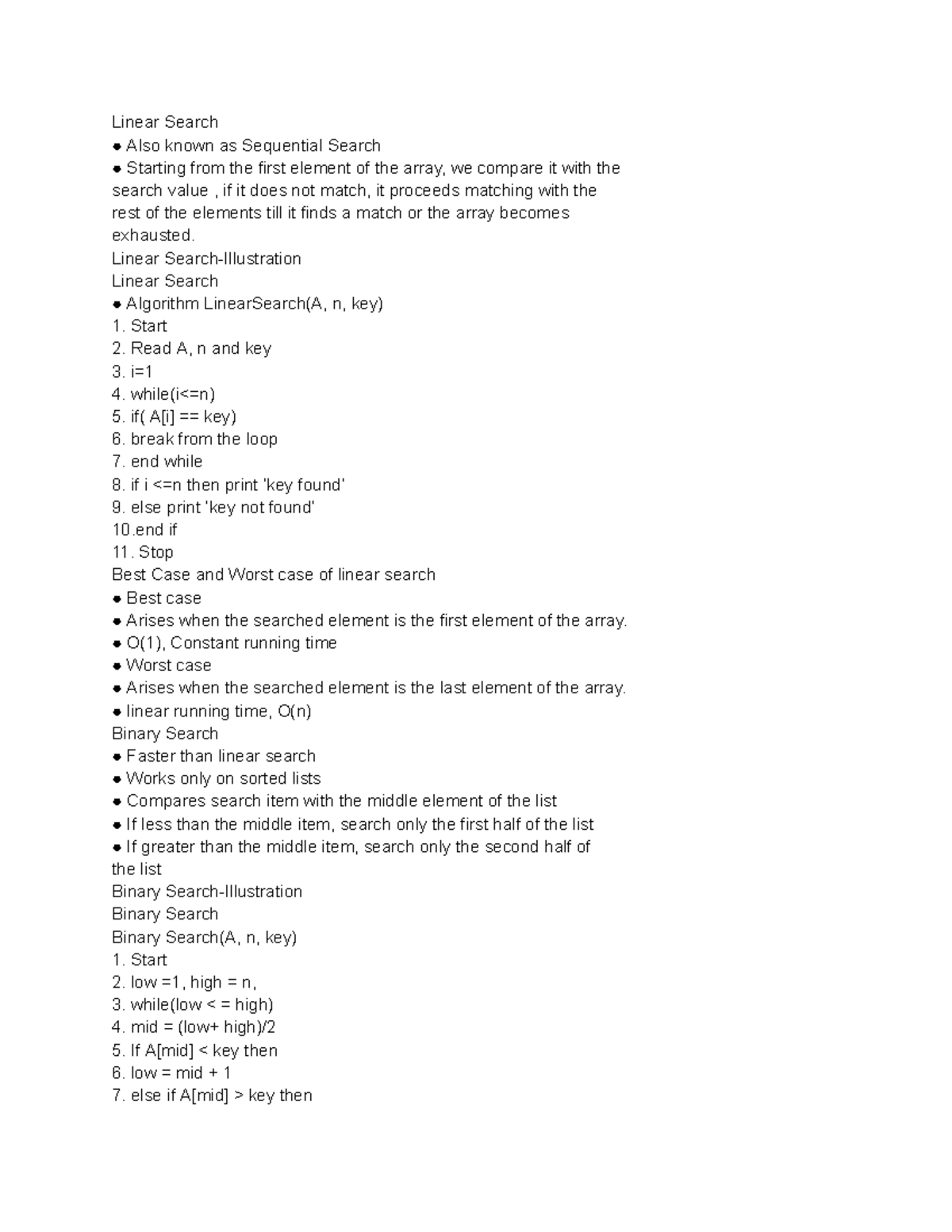 Search Algorithms part 2 - Linear Search Also known as Sequential ...