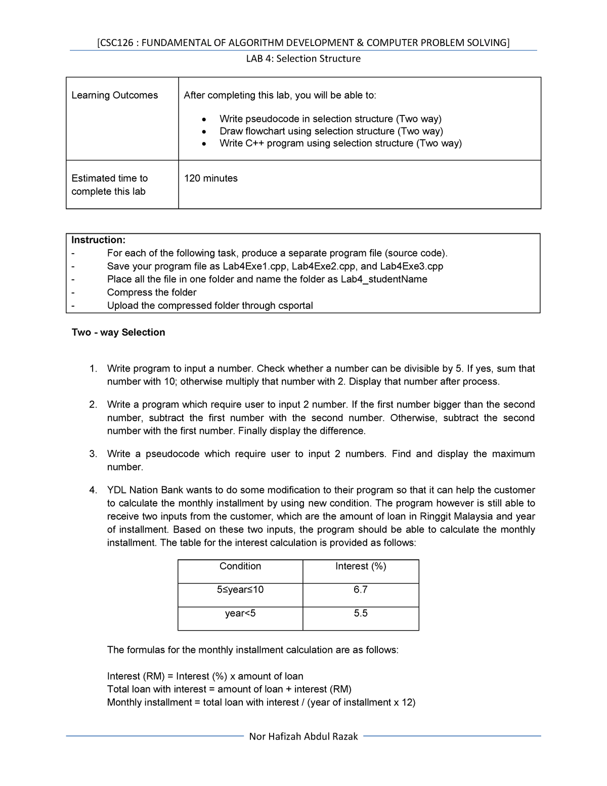 fundamentals of computer problem solving uitm