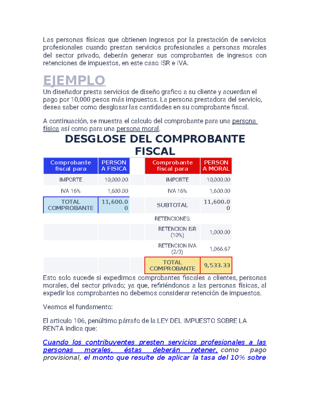 Retencion De Isr E Iva Por Servicios Profesionales A Personas Morales Las Personas Físicas Que 1945