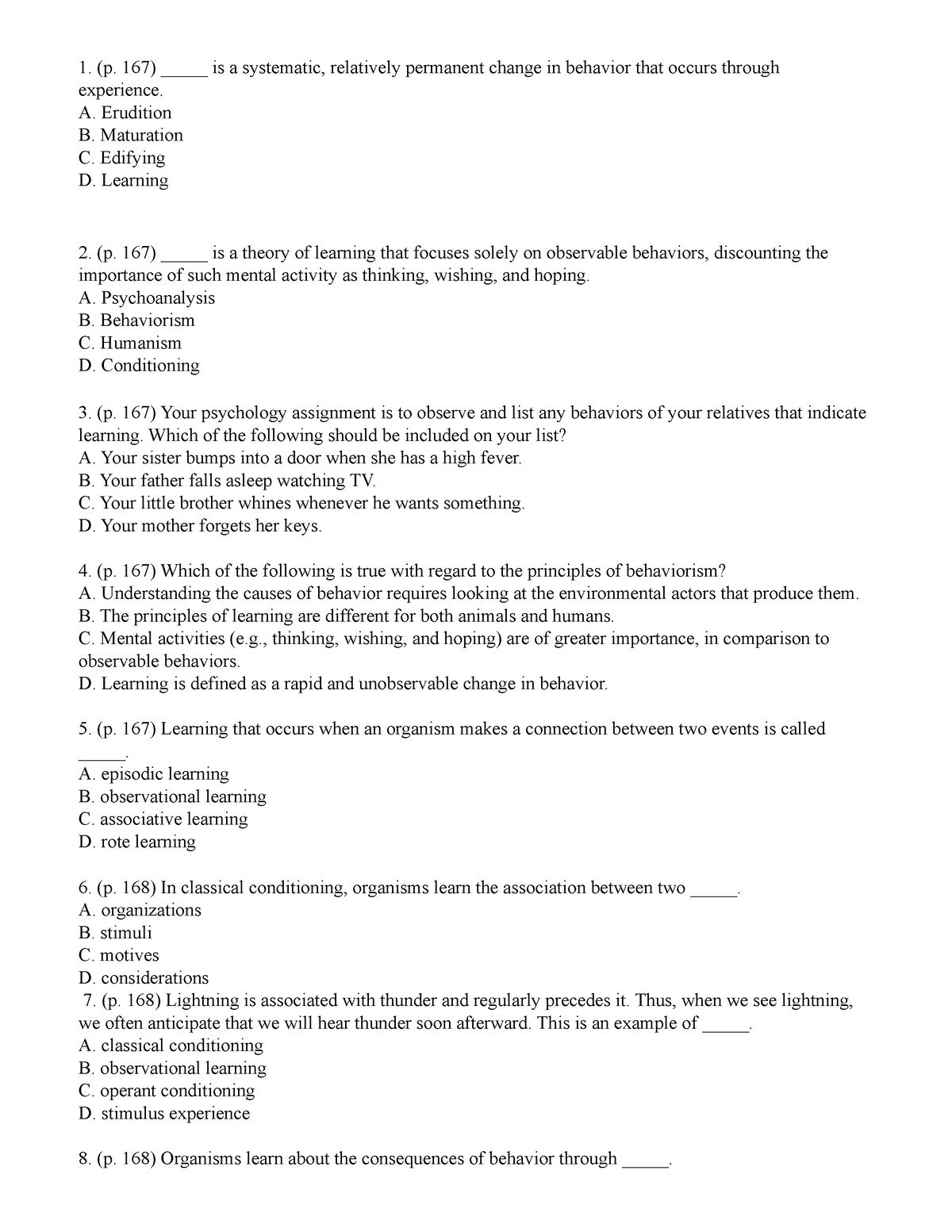 Psych Ch. 5 - This is a summary of what we had to do in the class - (p ...