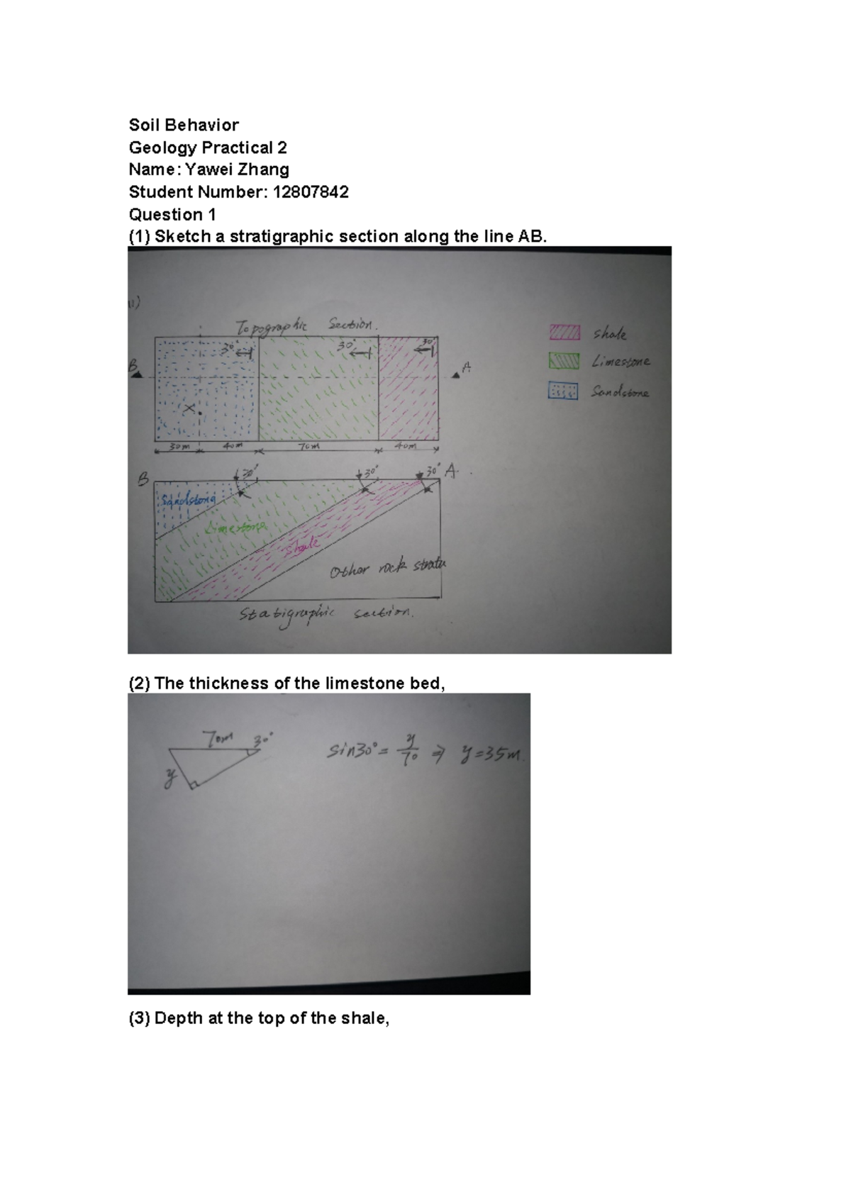 Geology Practical 2 - Good Luck - Soil Behavior Geology Practical 2 ...