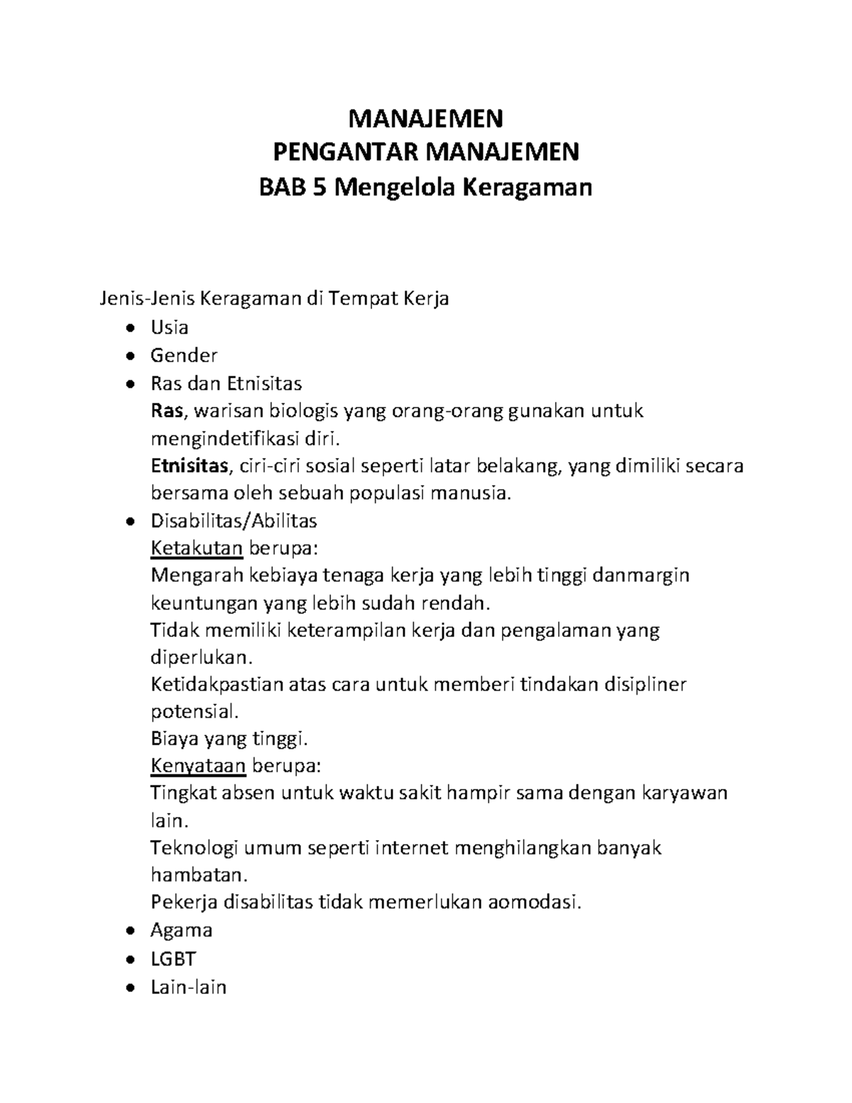 Pengantar Manajemen Jilid 1, Bab 5 - MANAJEMEN PENGANTAR MANAJEMEN BAB ...