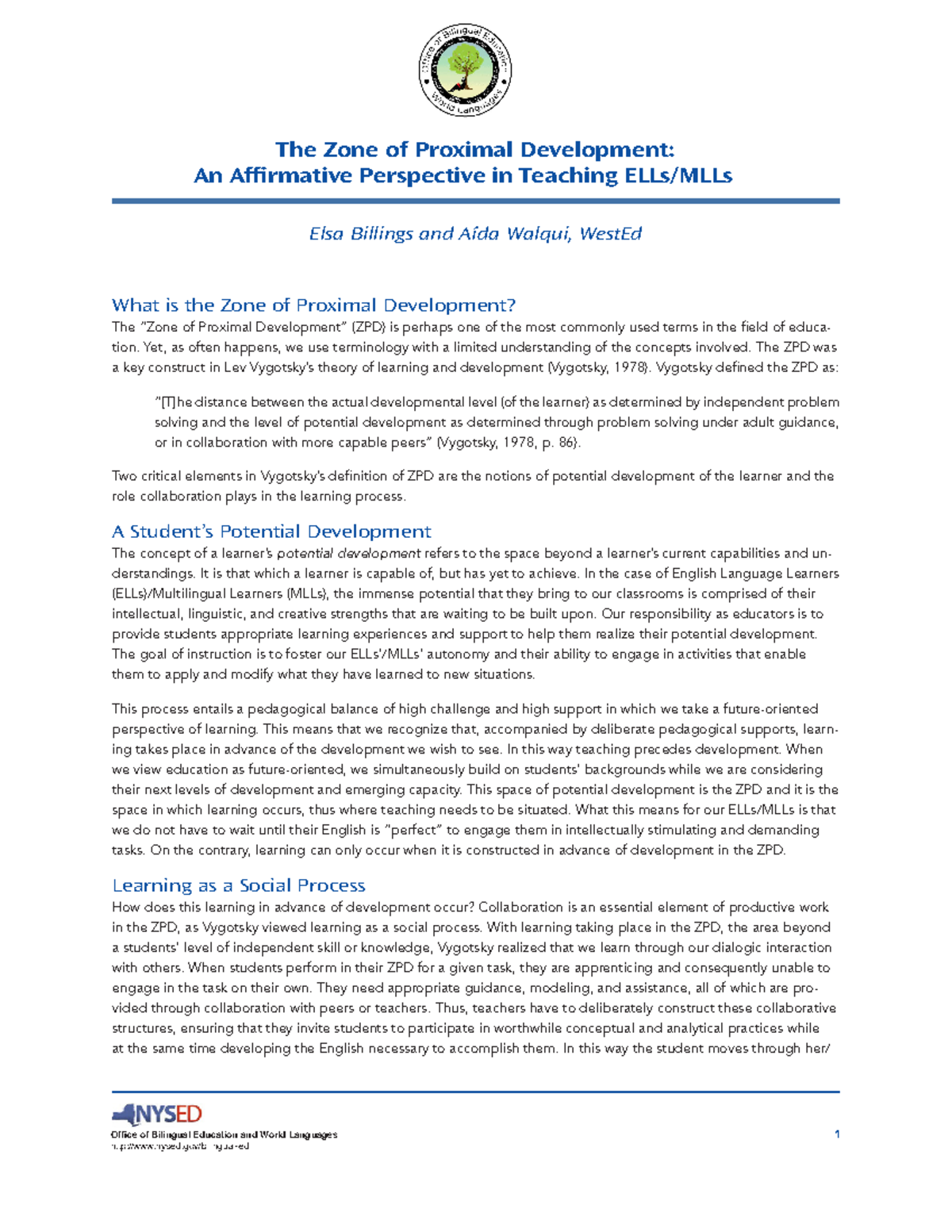 Hitting Your Peak: Decoding The Upper Limit Of The Zone Of Proximal Development - pbmrmau