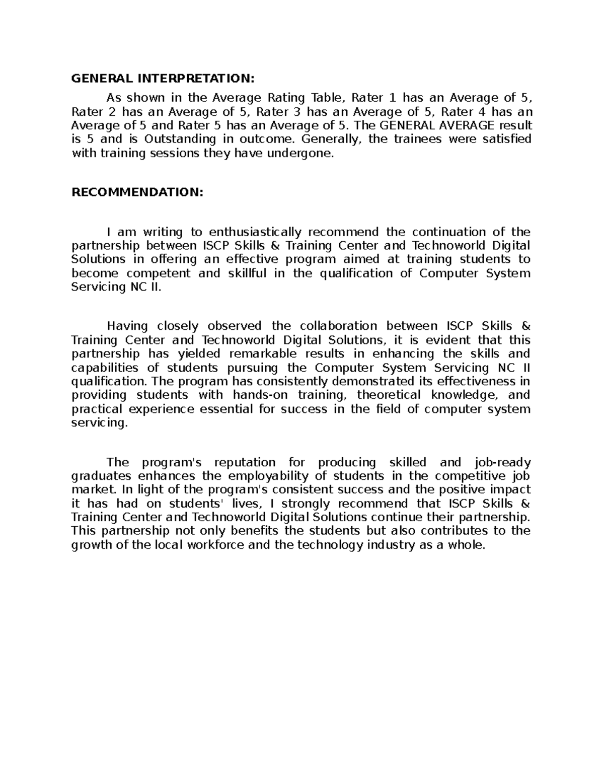 General- Interpretation - GENERAL INTERPRETATION: As shown in the ...