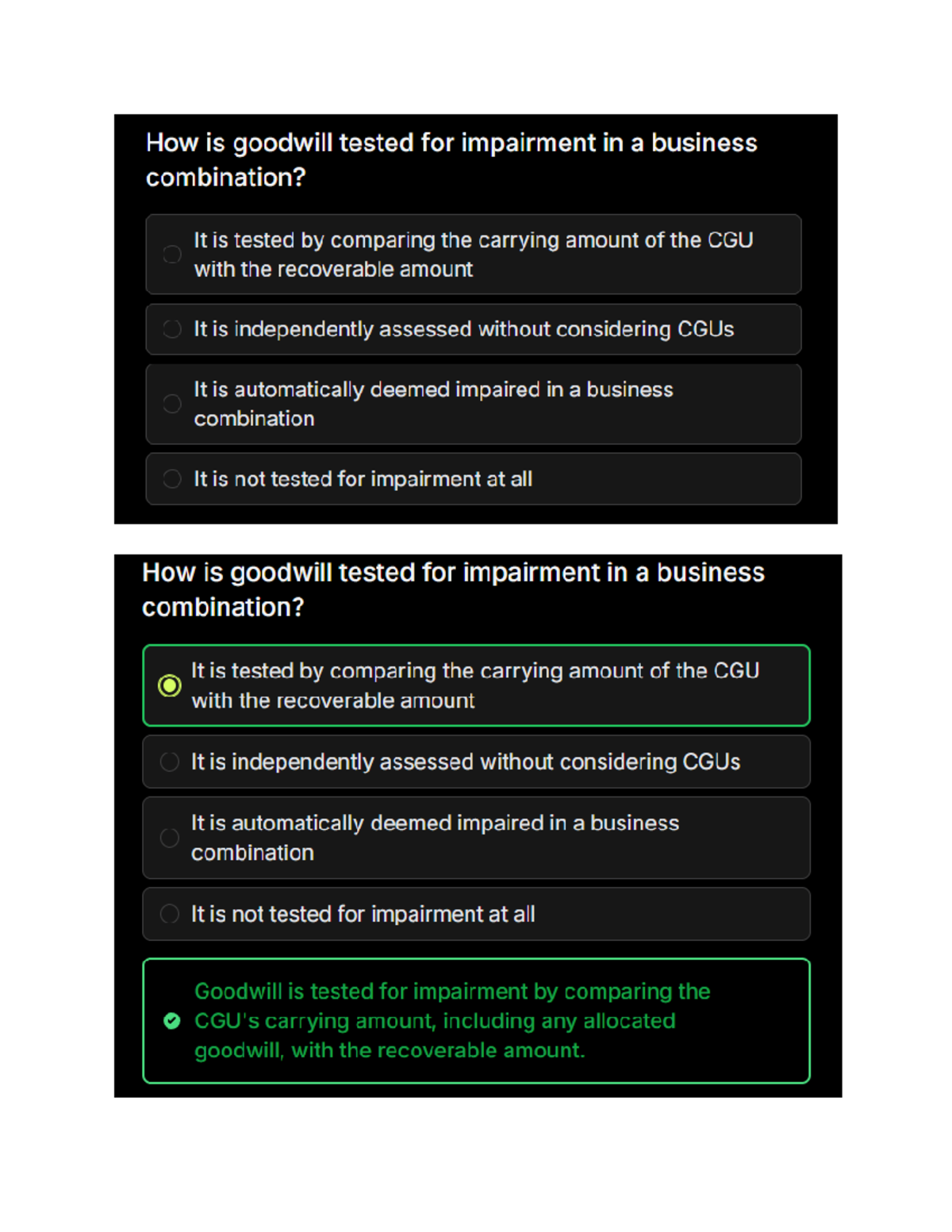 Impairment and Reversal - How is goodwill tested for impairment in a ...