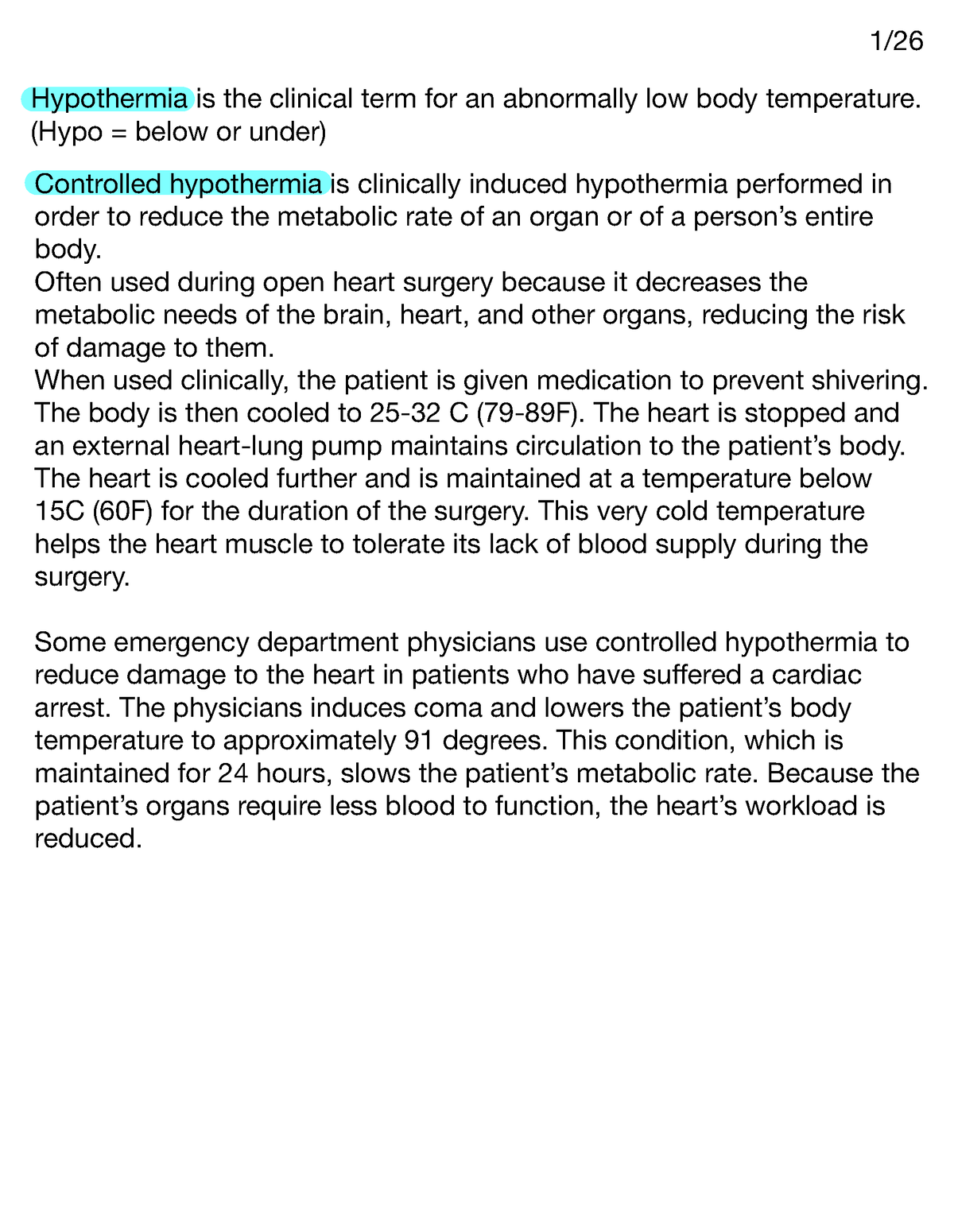 1-4-textbook-notes-hypothermia-is-the-clinical-term-for-an