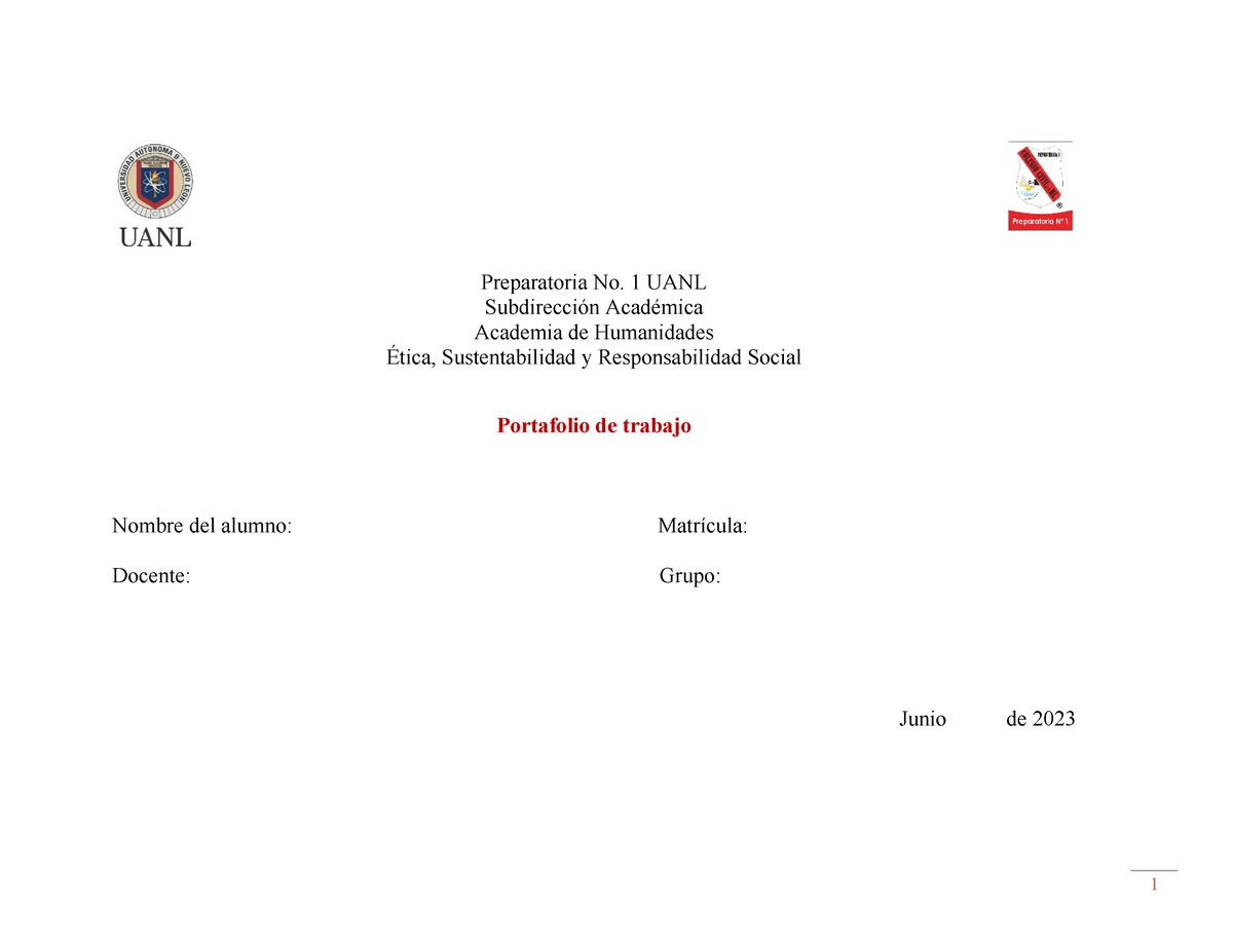Portafolio Etica 2op Listo Preparatoria No 1 Uanl Subdirección Académica Academia De 8119