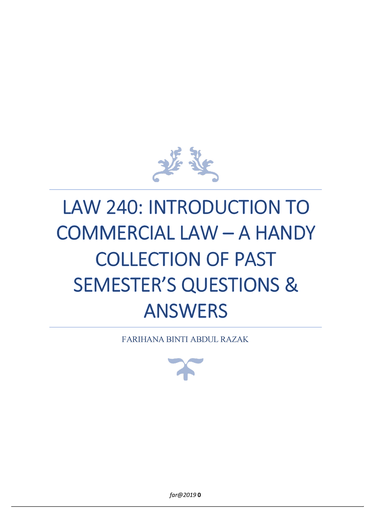 Answer-scheme-law-240 Compress - LA LALALALAWWWWW 222224444400000 ...